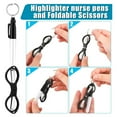 thumbnail image 6 of 15 Pieces Folding Safety Scissor Multipurpose Folding Colorful Accessories Fine Pointed Portable Nurse Pen Pack, 6 of 8