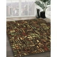 thumbnail image 3 of Ahgly Company Machine Washable Indoor Rectangle Transitional Night Red Area Rugs, 4' x 6', 3 of 7