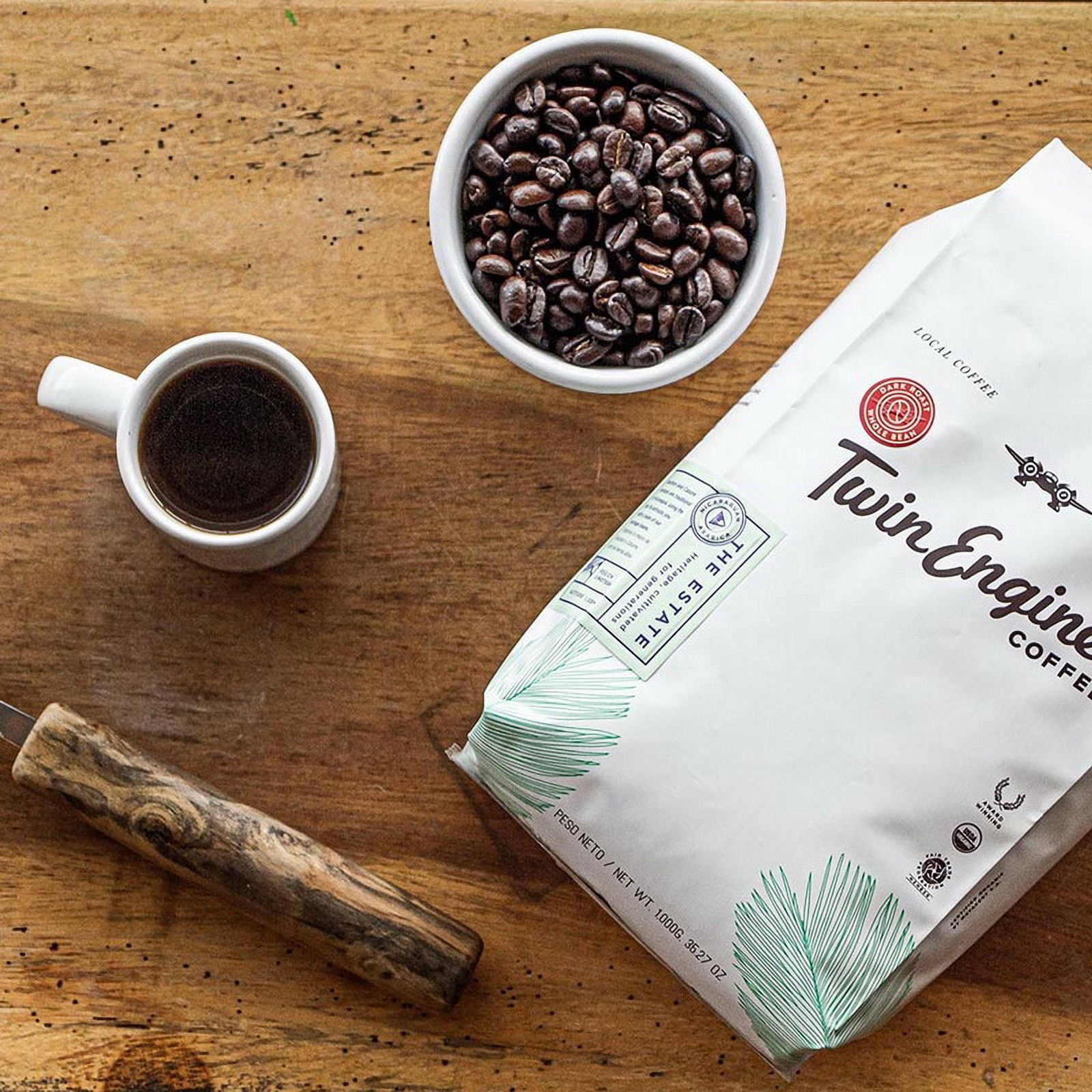 Twin Engine Coffee Organic Estate Dark Whole Bean Coffee 2.2 lbs.