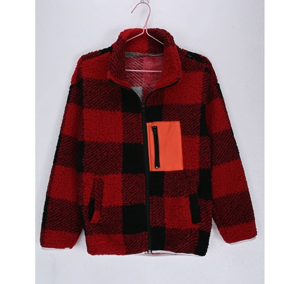 Swuxness Toddler Zip-Up Fall Jackets Long Sleeve Pockets Warm Mid-Length Windbreaker Coat
