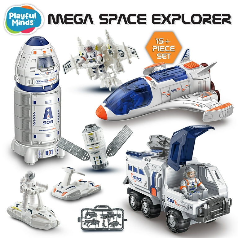 Playful Minds: Mega Space Explorer - 15pc Lights & Sounds