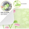 thumbnail image 5 of GZHJMY Stylish Clover Shamrock Flower St.Patrick's Day Absorbent Dish Drying Mat,16" x 18" Microfiber Kitchen Countertop Table Protector Multi-Purpose Counter Rack Sink Drainer Pad, 5 of 6