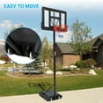 thumbnail image 5 of Basketball Hoop Outdoor 5.2-10ft Adjustable for Kids/Youth/Adult, Portable Basketball Hoop Goal System, 44in Shatterproof Backboard & High Intensity Base in Backyard/Driveway/Indoor, 5 of 6