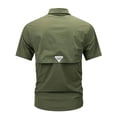 thumbnail image 3 of Fredd Marshall Men's Quick-Dry Short Sleeve Hiking Shirt with Pockets, 3 of 5
