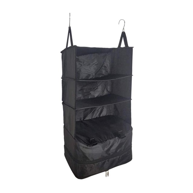 Naiovety Organizador de equipaje de viaje con estantes colgantes Bolsas de viaje colgantes Almacenamiento y organización del hogar