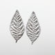 thumbnail image 5 of 100 hojas artificiales de plantas tropicales, hojas de palma para fiesta Luau hawaiana Plata, 5 of 9