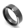 thumbnail image 2 of Men Women Tungsten Carbide Wedding Band Ring 8mm Comfort Fit Beveled Edges For Men & Women, 2 of 3