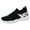 Black, variant on Wyzesi Black Sneakers for Girls Size Women's Lace Up Travel Soft Sole Flat Comfortable Shoes Outdoor Leopard Print Mesh Runing Fashion Sports Breathable Shoes Gum
