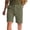 Army Green, variant on Fgvctg Men's Cargo Shorts Elastic Waist Casual Summer Hiking Fishing Cargo Shorts Stretch Waistband Fashion Relaxed Fit Short Workout Loose Pants with Multi Pockets,Khaki,2XL