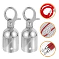 thumbnail image 3 of WORGEOUS Tapones de extremo de cuerda de 2 uds, accesorios de cuerda de cubierta de gancho a presión, topes de extremo de cuerda de acero inoxidable, 3 of 7