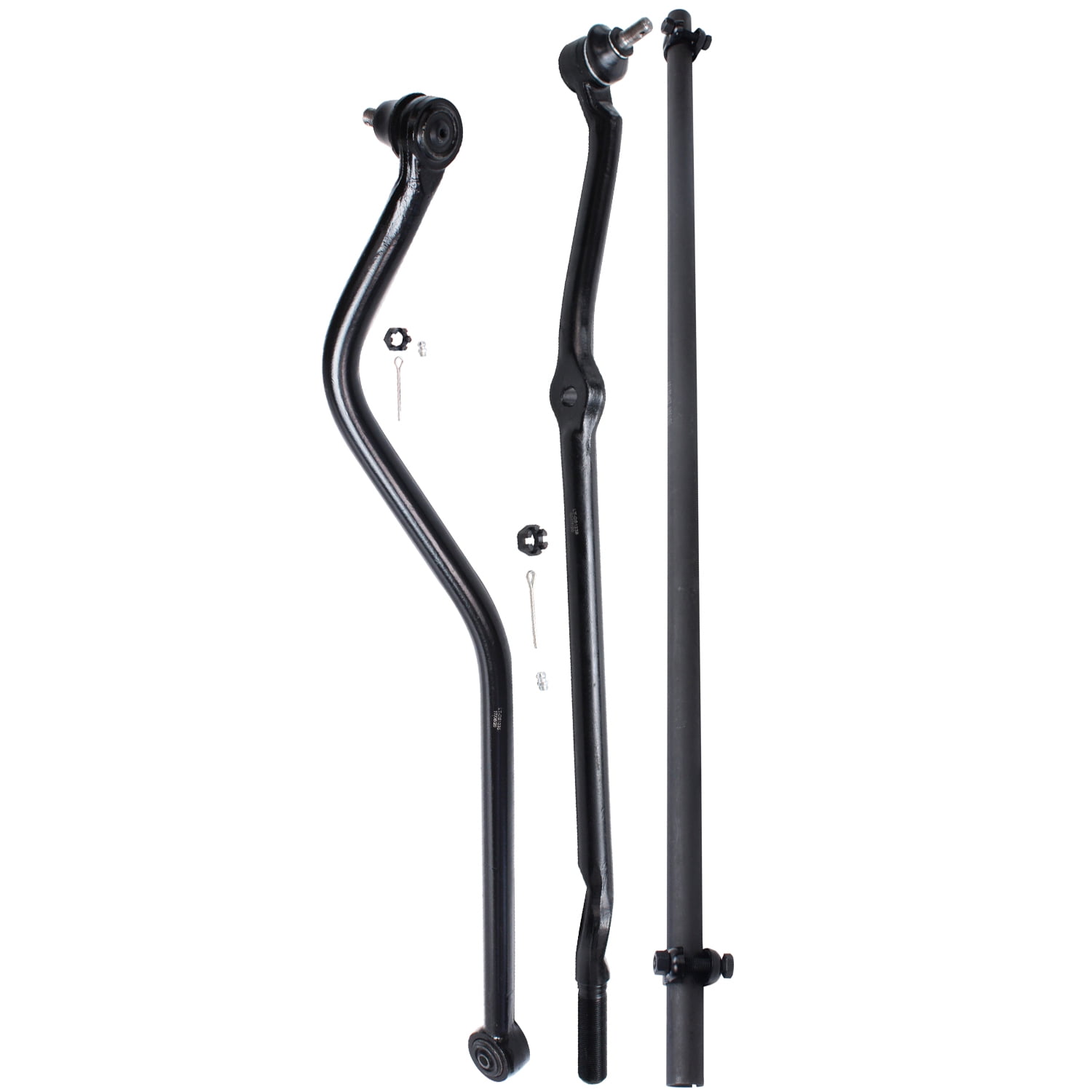 Detroit Axle 11-Piece Front End Suspension Kit For 1991-2001 Jeep Cherokee & 1991-1992 Comanche - Includes Tie Rods, Ball Joints, Sway Bar Links, Drag & Track Links