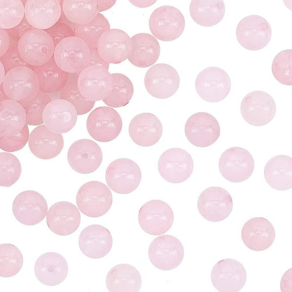 88~96pcs 8mm Natural Rose Quartz Beads Natural Pink Bead Strands Round Loose Gemstone Beads Energy Stone
