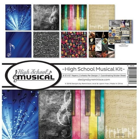 UPC: 0819442027717 | Reminisce (REMBC) High School Musical Scrapbook Collection Kit  Multi Color Palette