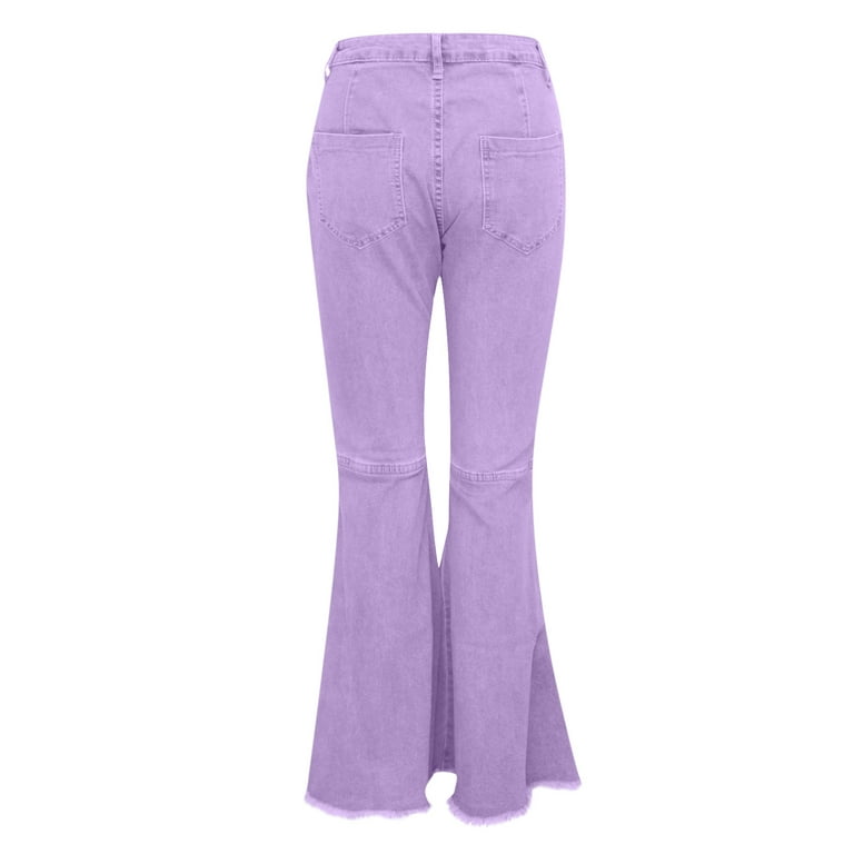 DDMCLOTHING Women Fashioninsta FacebookTrends Purple Colour Denim