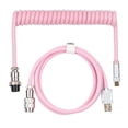thumbnail image 2 of EPOMAKER Puff  Coiled USB Cable, Type C Detachable Mechanical Gaming Keyboard Cable for Win//Gamers, Suitable for RT100/TH68 PRO/TH80 PRO/TH96/TH80 SE/CIDOO V65. etc(Puff Pink), 2 of 8