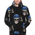 thumbnail image 4 of Hoodies for Men - halloween cool skull Long Sleeve Comfrt Men'S Fashion Hoodies & Sweatshirts, Sweatshirts for Men Hoodies Pullover Clothing Clothes with Pouch, 4 of 7