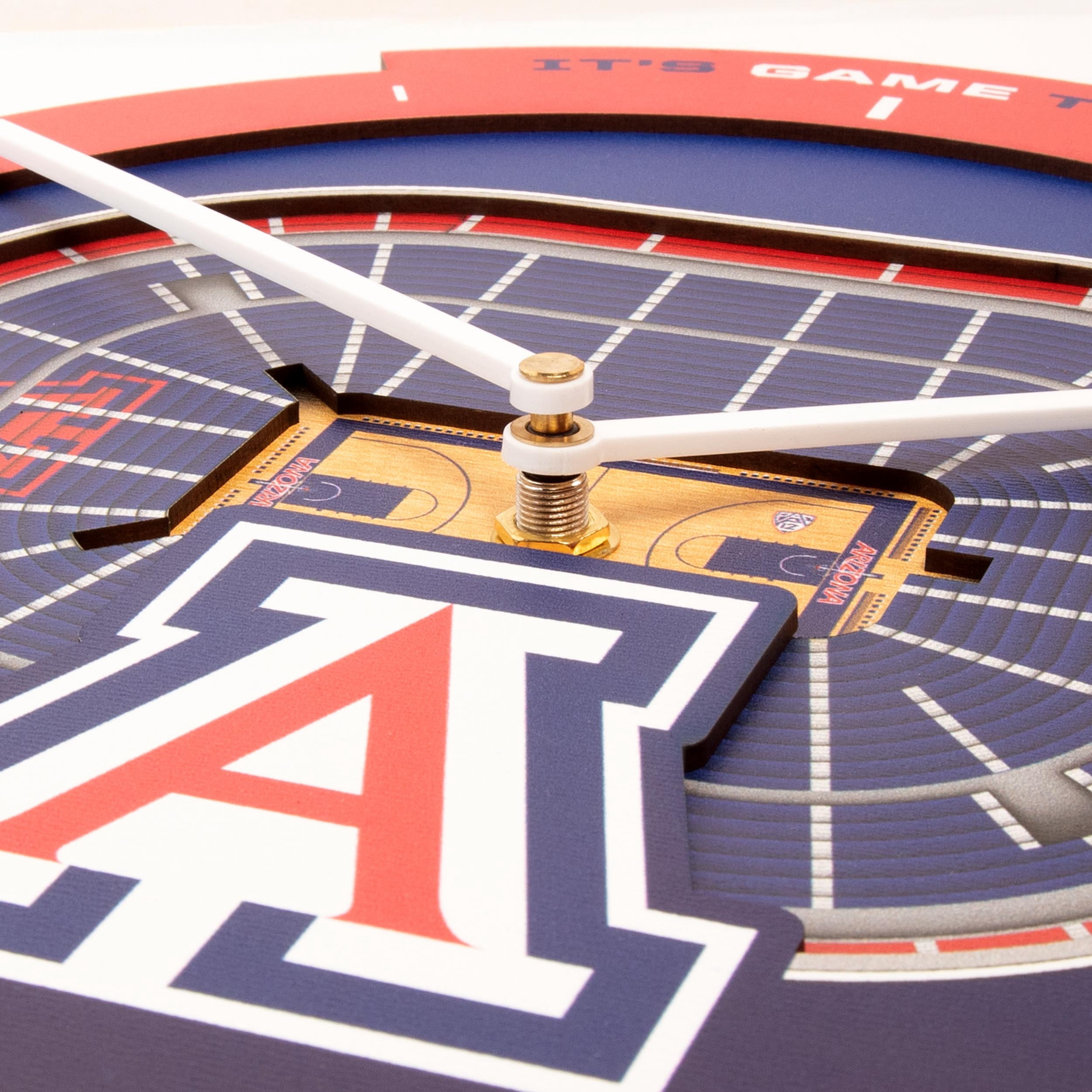 YouTheFan NCAA Arizona Wildcats Stadiumview 3D Wall Clock