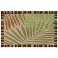 thumbnail image 2 of Jellybean Tropical Leaves Rug – Indoor/Outdoor Accent Area Mat, 2 of 2