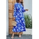 thumbnail image 5 of Vestido PRETTYGARDEN Boho Cuello en V Manga Larga Midi XL, 5 of 7