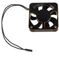 thumbnail image 1 of Ventilador RC de 50 mm, disipación de calor, refrigeración para 1/10 1/8, motor sin escobillas, piezas de coche, dorado, 1 of 5