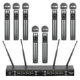 thumbnail image 1 of Sistema de micrófono inalámbrico Phenyx Pro PTU-4200-8H 8-Ch Metal, 1 of 7