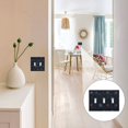 thumbnail image 7 of Yayeee Toggle Light Switch Wall Plate 2-Gang 4.56"x4.48" Decorative Outlet Cover, Starry Night Pattern, 7 of 7