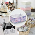 thumbnail image 4 of Foldable Fabric Storage Bin Home Cubes Clothing Organizer Bins Large Collapsible Box Basket for Home Organizer Pale Pink Marine Creatures, 4 of 7