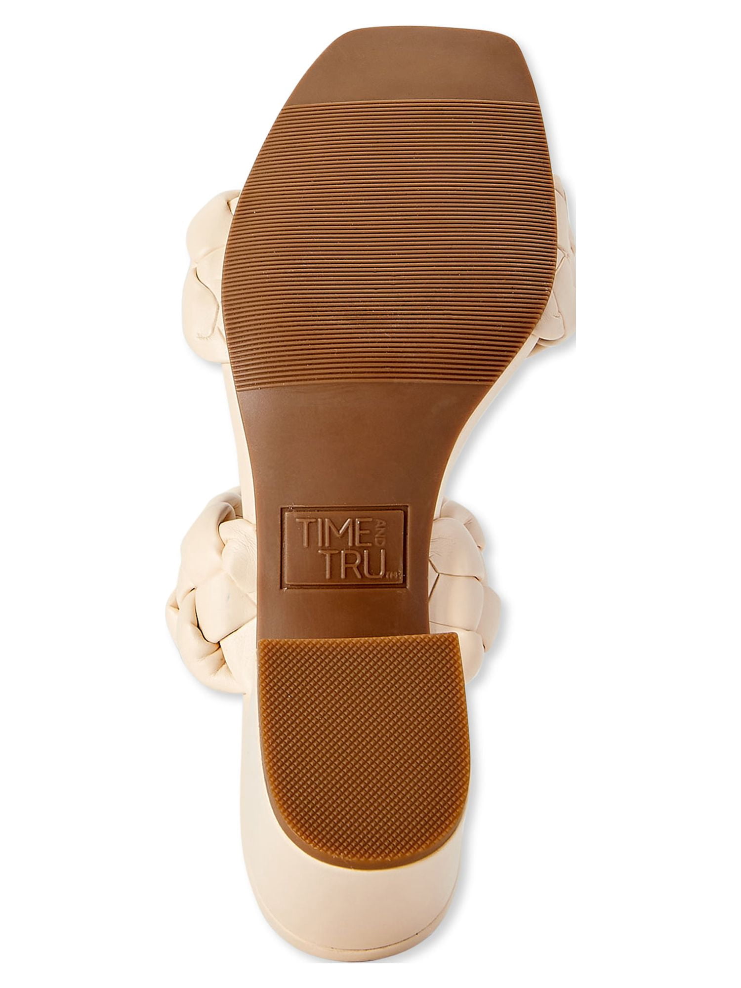 Time and Tru Women’s Braided Heel Sandals