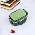 thumbnail image 4 of CHENjy Leakproof Lunch Box 304 Stainless Steel Food Container with Compartments Microwave Safe Bento Box for Daily Lunches Work Picnics 5.31*7.67*3.66 in, 4 of 7
