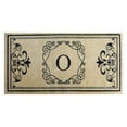thumbnail image 1 of A1 Home Collections First Impression Hayley Estate Monogram Double Door Mat, 1 of 8