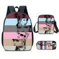 thumbnail image 1 of Taylor Swift Three-piece School Bag Set For Students (backpack + Meal Bag + Pencil Case), 1 of 1