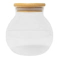 thumbnail image 2 of Recipiente Home Trends de Vidrio con Tapa de Bambú 500 ml, 2 of 4