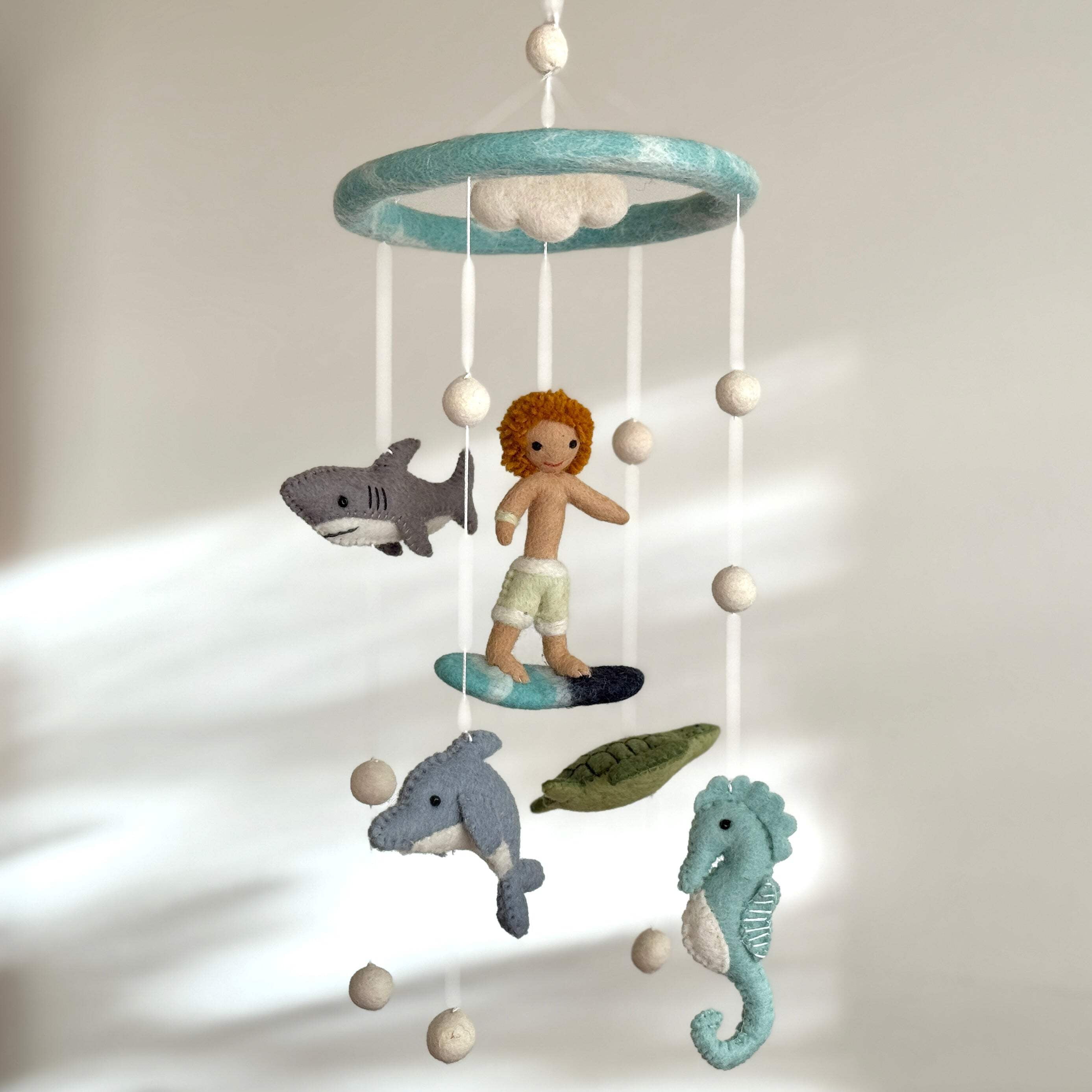 Baby Mobile - Surfer Boy  Ocean Creatures