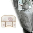thumbnail image 3 of Organizador genérico para asiento trasero de coche, accesorios de viaje de cuero PU fáciles de instalar Oso, 3 of 6