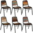 thumbnail image 1 of vidaXL Dining Chairs 6 pcs Solid Reclaimed Wood, 1 of 5