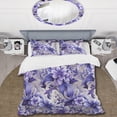 thumbnail image 2 of Designart "Paisleysn Lavender Purple II" Paisley Bedding Covert Set - Bohemian & Eclectic Bed Set With 2 Shams, 2 of 5