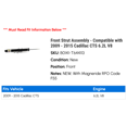 thumbnail image 2 of Front Strut Assembly - Compatible with 2009 - 2015 Cadillac CTS 6.2L V8 2010 2011 2012 2013 2014, 2 of 2