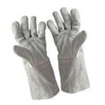thumbnail image 1 of Guantes de soldadura eléctrica Guantes de trabajo Guantes Guantes de soldadura de cuero Resistentes al calor Los 355x145cm Cola Guantes de soldadura, 1 of 7