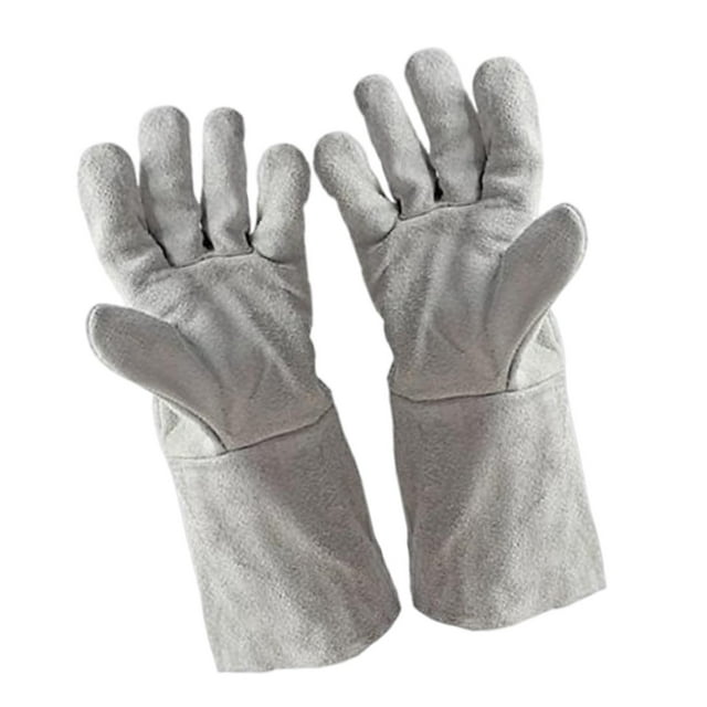 koolsoo Cowhide Leather Welding Gloves Protection Welder Gloves Welder Protection 35.5x14.5cm
