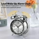 thumbnail image 4 of Loud Alarm Clock For Heavy Sleepers Adults,4 Inch Silent Non-ticking Quartz With Backlight,twin Bell (blue) N1, 4 of 4