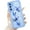 Blue, variant on Dteck for Samsung Galaxy A17 5G Case, Cute Case with Star Glitter Butterfly, Clear Shiny Bling Soft TPU Shockproof Phone Protective Cover for Women Girls,White