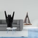 thumbnail image 2 of Estatua del gesto de la roca,Estatuas y figuras de dedos con gestos de música rock,Escultura de velero,Estatua de velero Decoración de velero Barco de vela,Figura de velero modelo escultura, 2 of 8