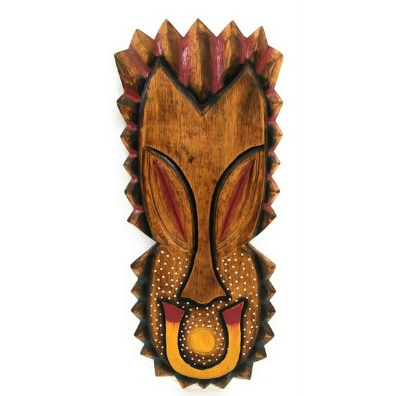 Tiki Shield Wall Plaque Mask 20" - Tropical Decor Accent | #dpt512850