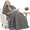 05 - Light Gray-Twin, variant on 13 - Leopard Print Blue & Yellow Throw Electric Heated Blanket 50"x60"