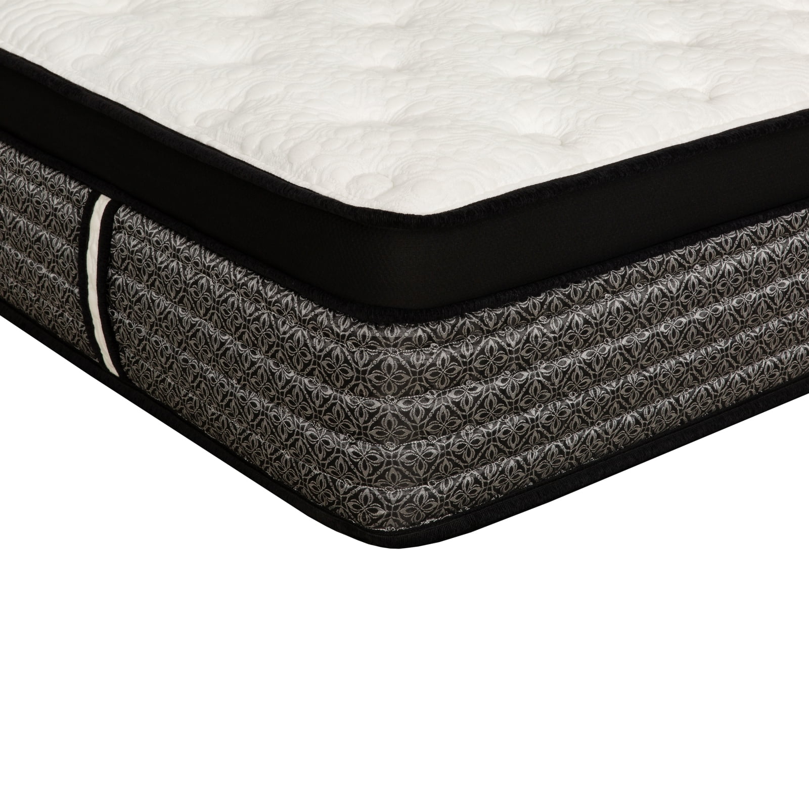 Miekor Furniture Premium 16 in. Full Size Pocket Coil Hybrid Mattress, Ultra Plush Gel Memory Foam Mattress for Comfort Sleep, White/Gray 41688