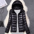 thumbnail image 4 of Chaqueta acolchada ultraligera con capucha para mujer, abrigos de plumón empaquetados en 15 colores, talla grande 5XL, 6XL, 7XL, primavera y otoño, novedad de 2022, 4 of 4