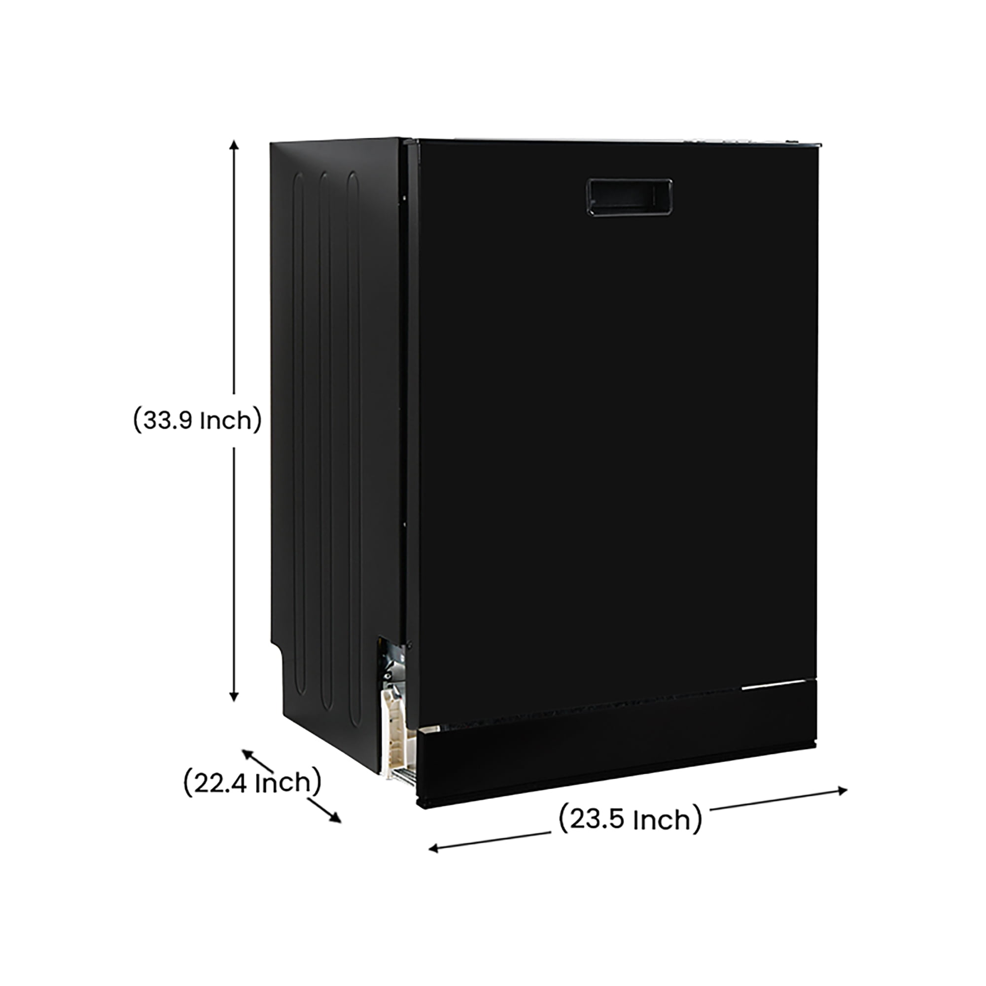 Equator 24" Built-In Dishwasher with 8 wash settings, Quiet operation and Touch Button Control Panel Made in Europe