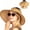 Khaki, variant on Sun Visor Hats Summer Wide Brim Clip  Beach Adjustable Large Brim Cap Golf Hat for Women