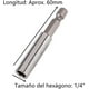 thumbnail image 2 of CHAO Llave de tubo de extensión hexagonal magnética, adaptador de 1/4 "para taladros eléctricos, 10 Uds., 2 of 5