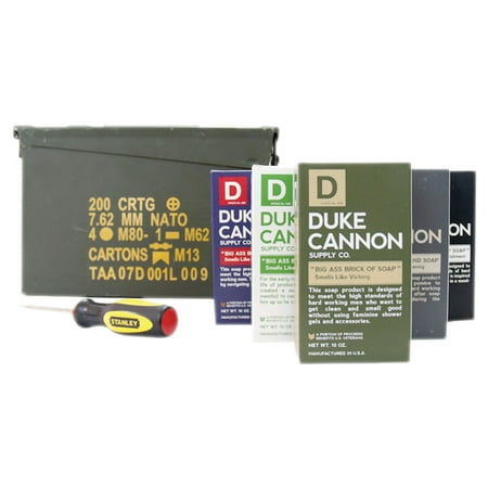 Duke Cannon Military Ammo Case Gift Set